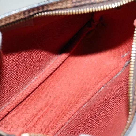 LOUIS VUITTON Damier Ebene Trousse Makeup Pouch N51982 LV Auth ep3875 - Picture 11 of 16